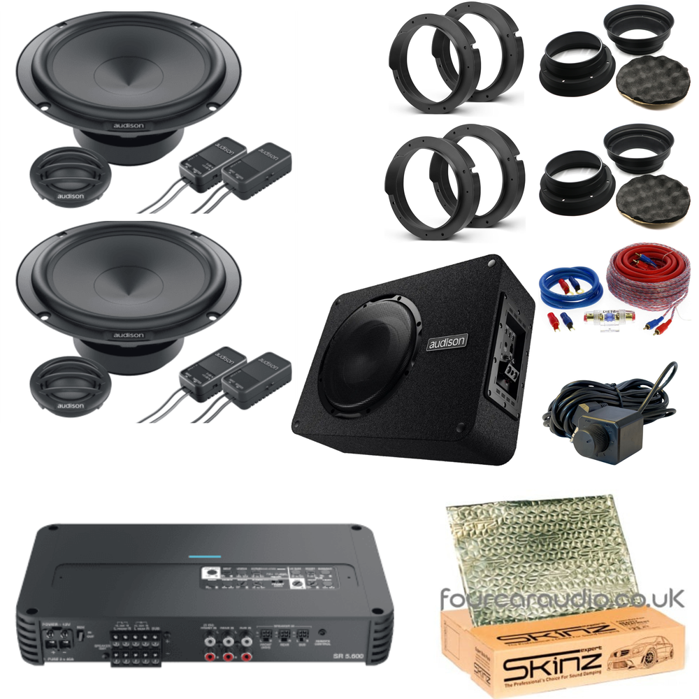 Mid Level – Audison Prima Speakers + Audison 5.600 Amp + Audison Prima 8 Sub