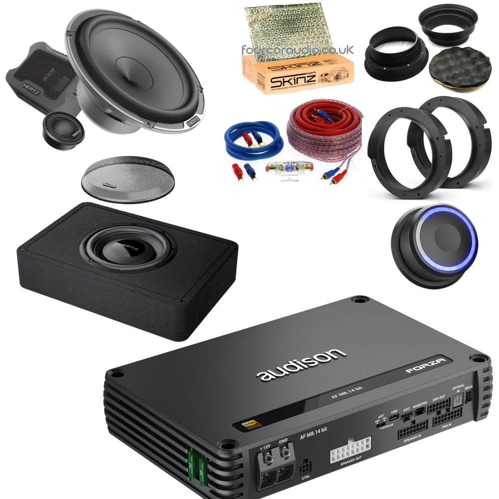 High Level DSP System – Hertz Mille Pro + Forza 8.14bit DSP Amp+ Mille S2 Sub