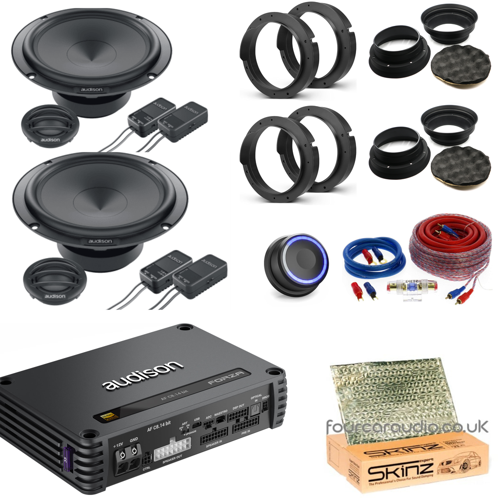 Mid Level DSP System – Audison Prima Components + Audison Forza 8.14bit DSP Amp