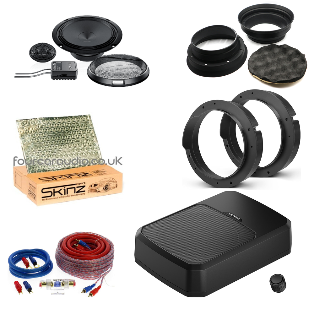 Mid Level Front Speaker Upgrade & Sub  – Audison Prima & Hertz