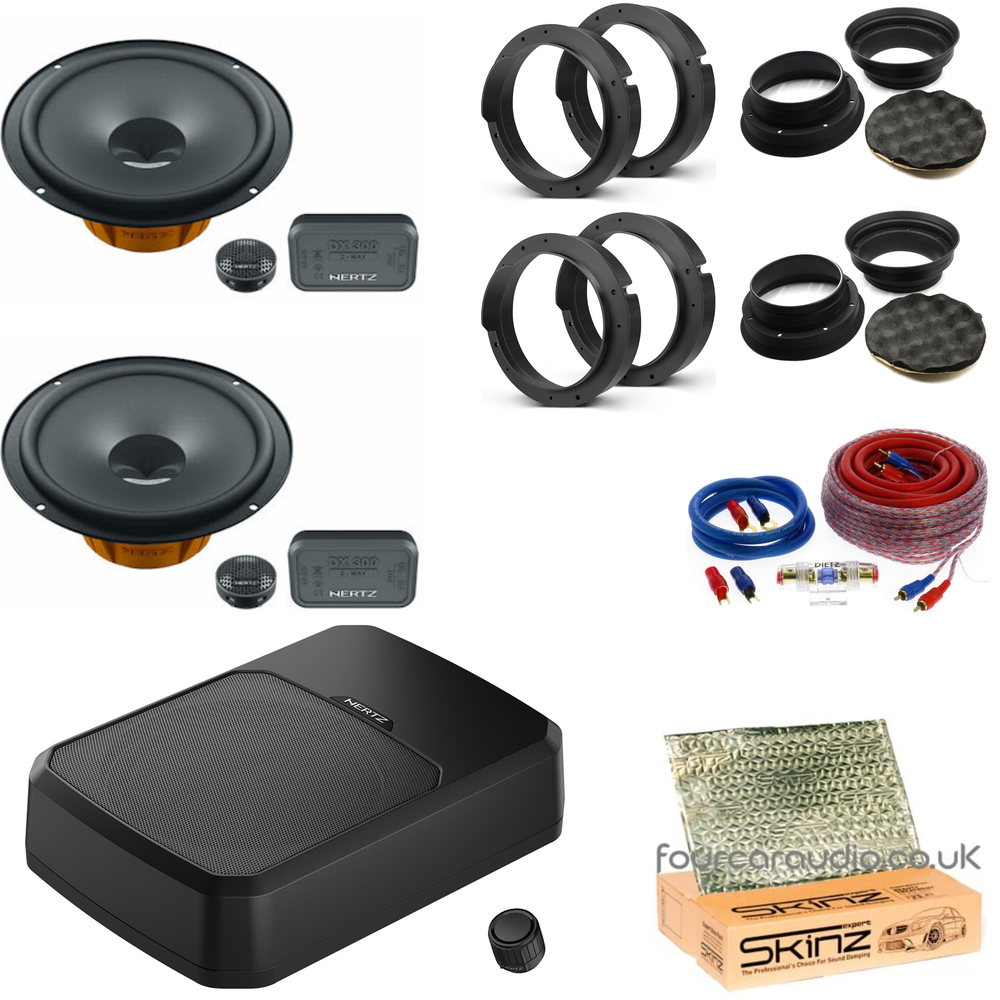 Entry Level – Hertz Dieci Components (Front & Rear) + Hertz Under Seat Sub