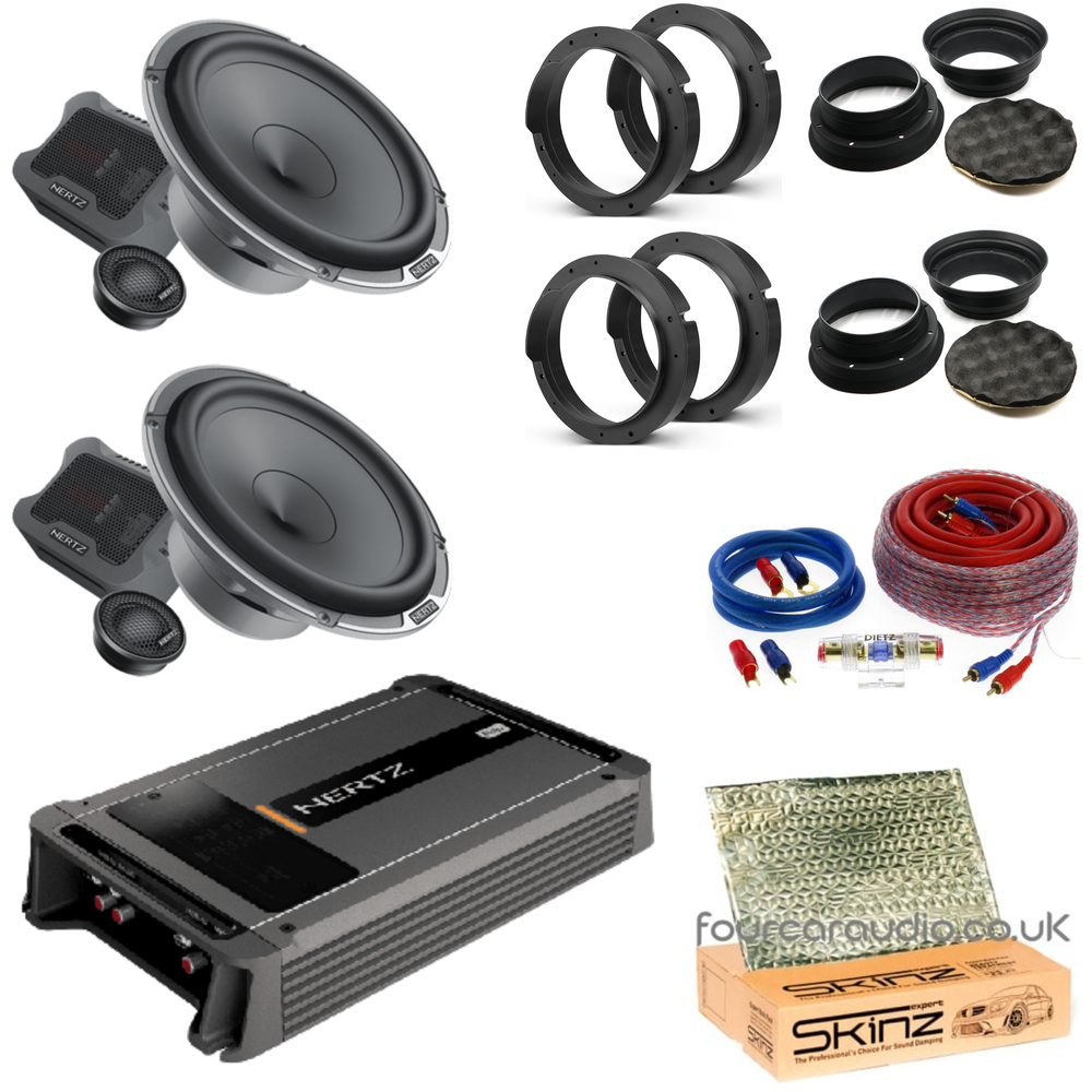 High Level – Hertz Mille Pro Components (Front & Rear) + Hertz ML Power 4 Amp